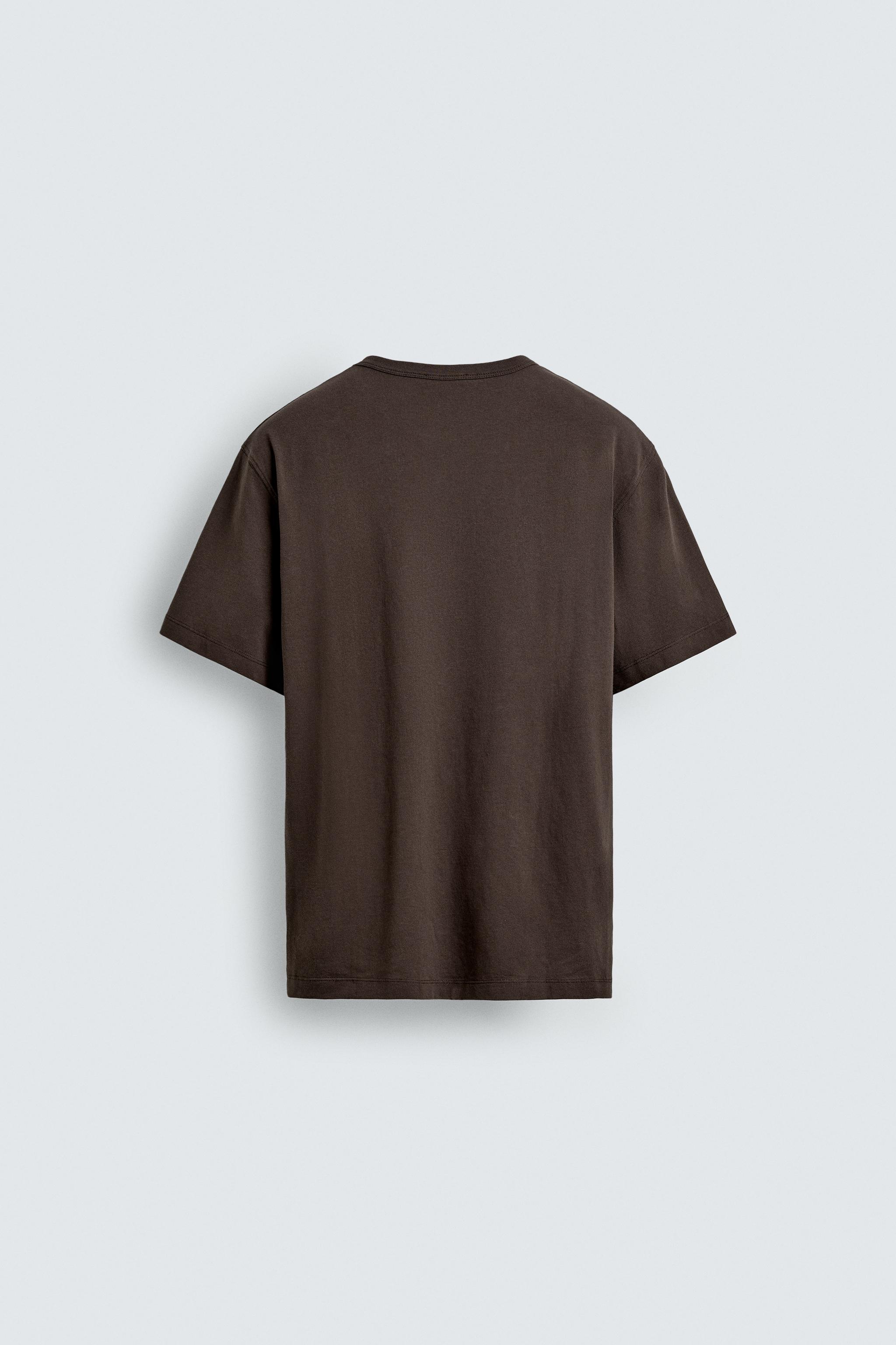 EMBROIDERED TEXT T-SHIRT